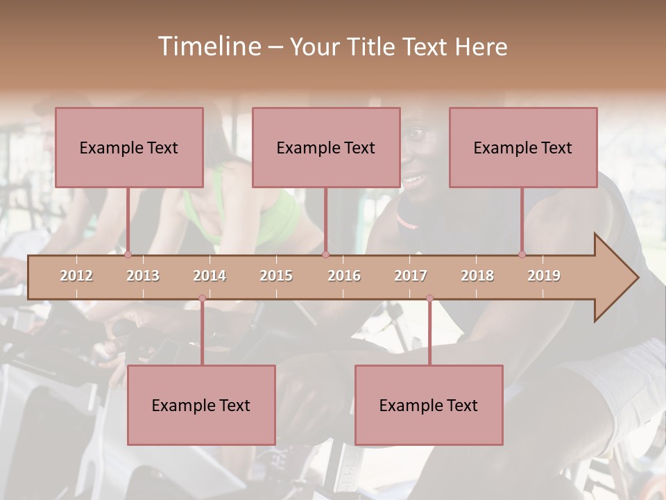 Body Care Short Hair Brown Eyes PowerPoint Template