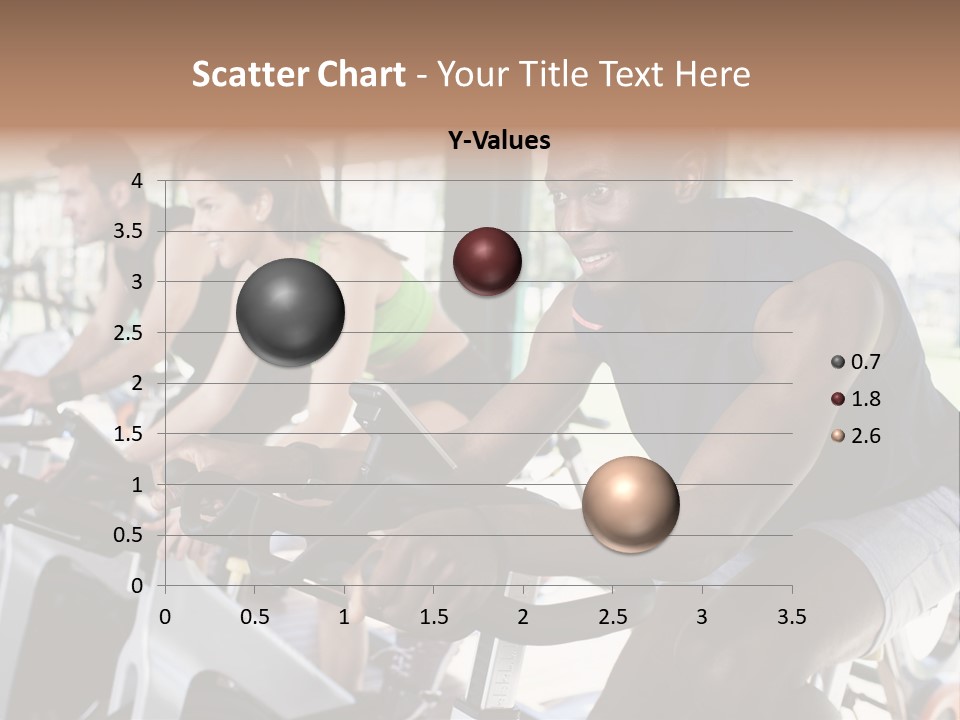 Body Care Short Hair Brown Eyes PowerPoint Template