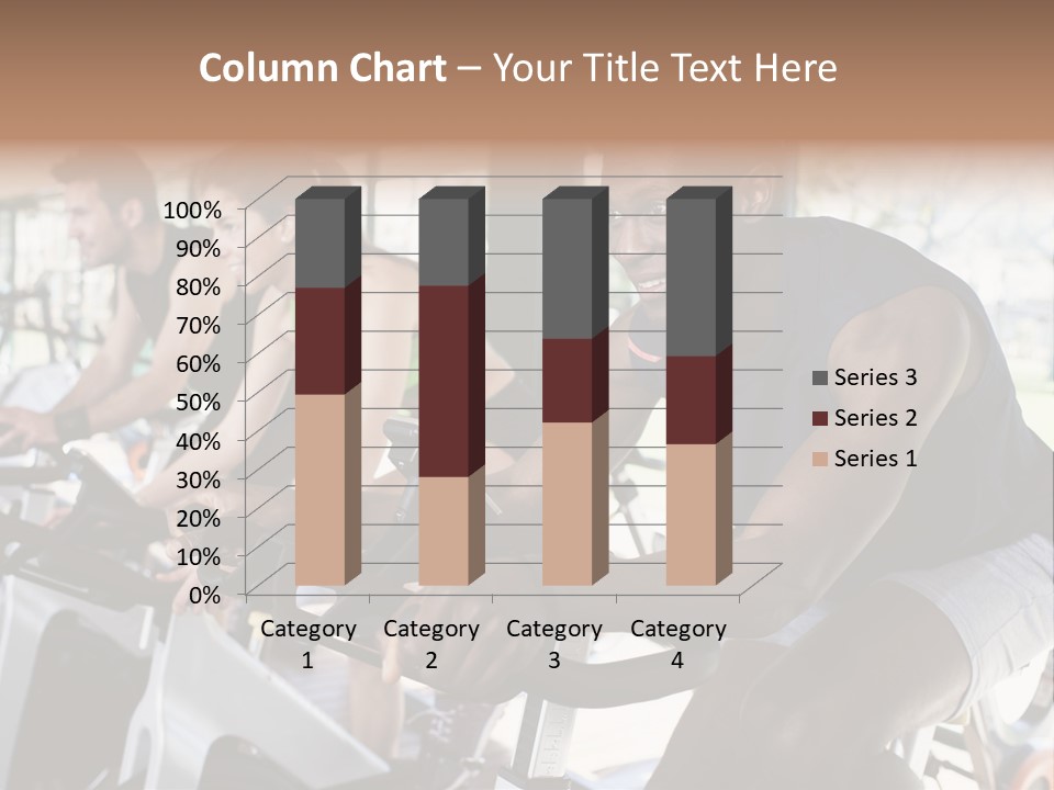 Body Care Short Hair Brown Eyes PowerPoint Template