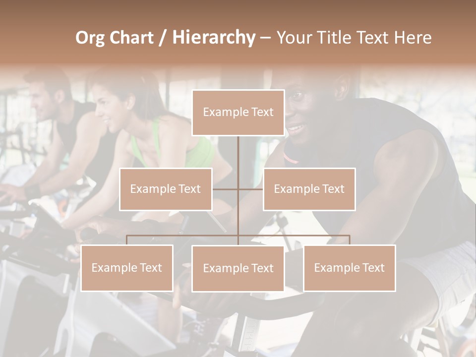 Body Care Short Hair Brown Eyes PowerPoint Template