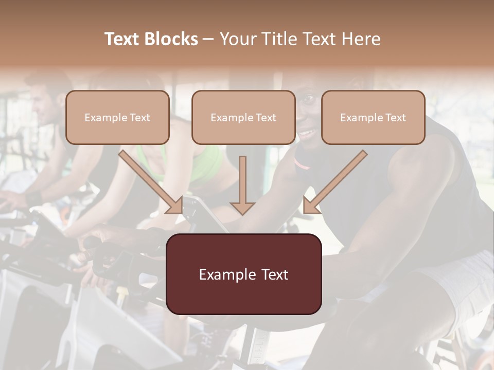 Body Care Short Hair Brown Eyes PowerPoint Template