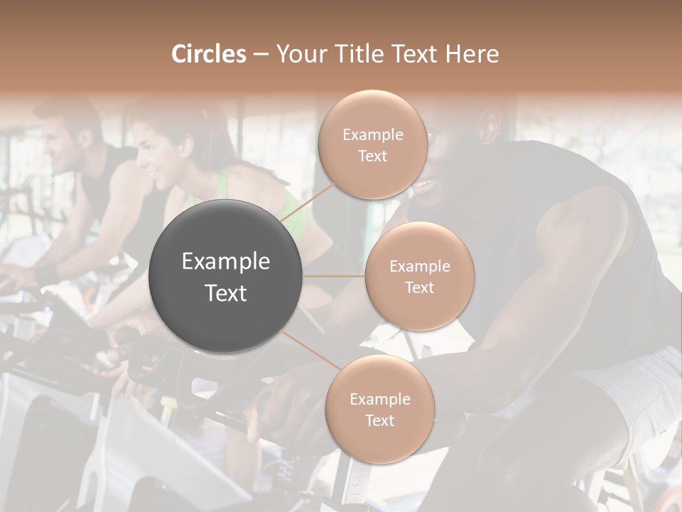 Body Care Short Hair Brown Eyes PowerPoint Template