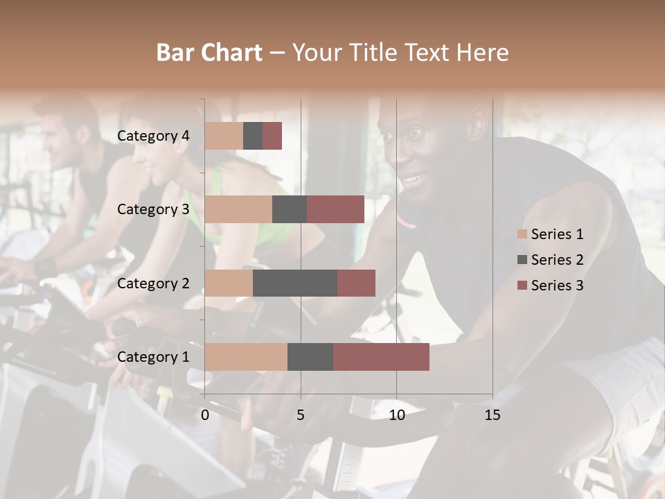 Body Care Short Hair Brown Eyes PowerPoint Template