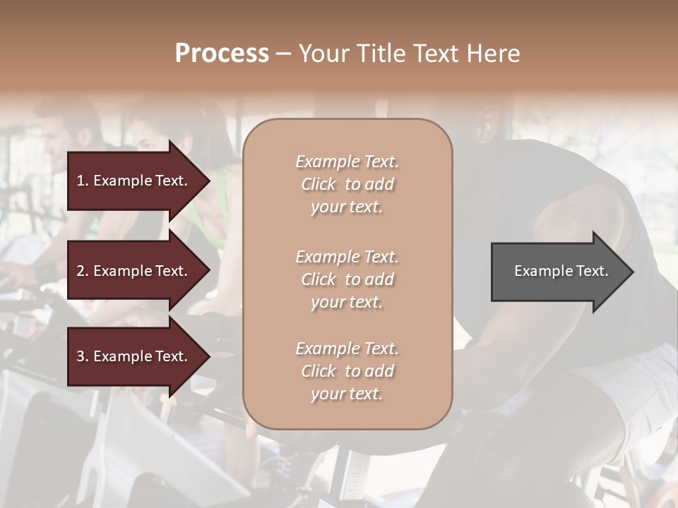 Body Care Short Hair Brown Eyes PowerPoint Template