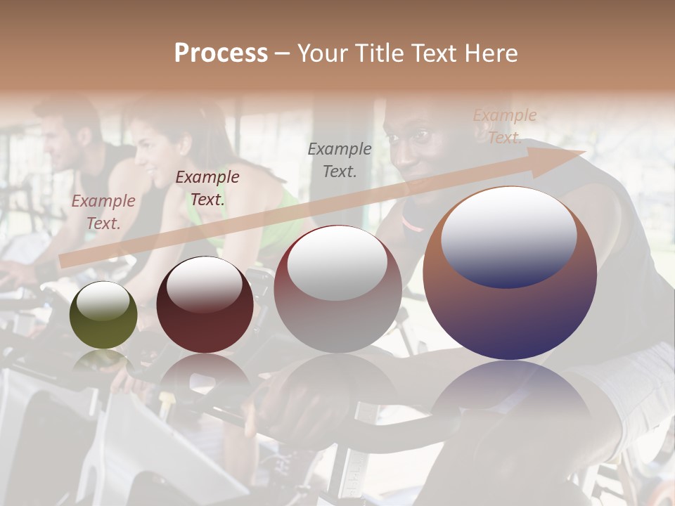 Body Care Short Hair Brown Eyes PowerPoint Template