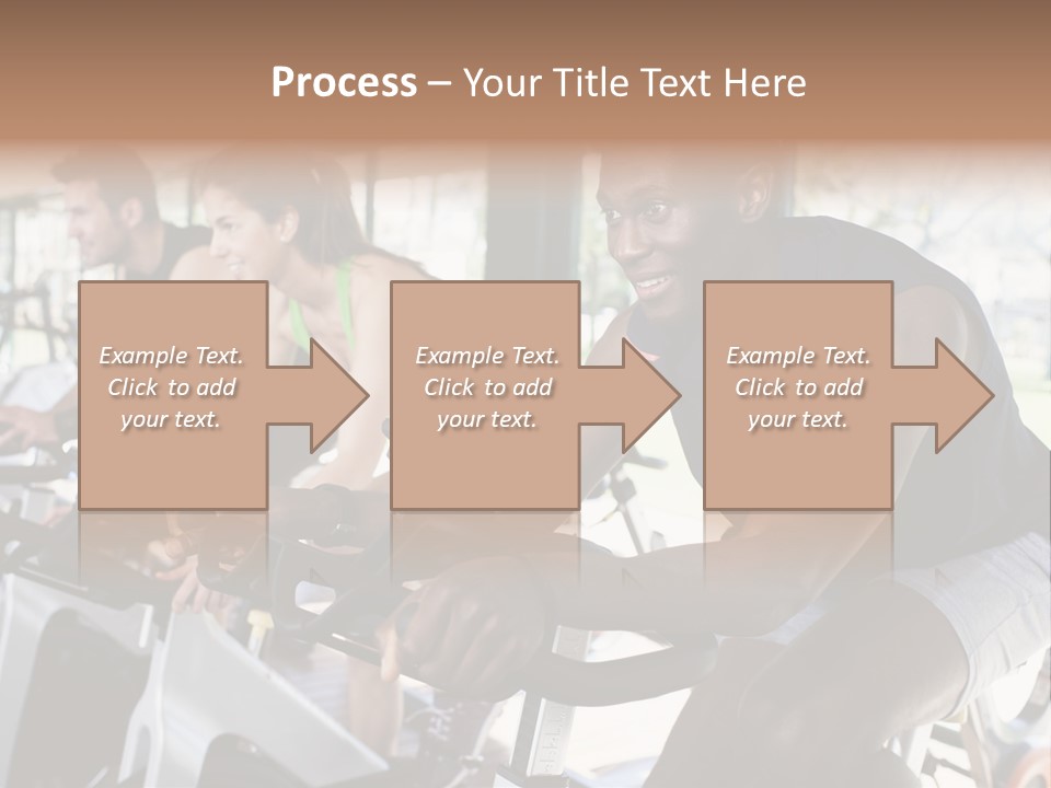 Body Care Short Hair Brown Eyes PowerPoint Template