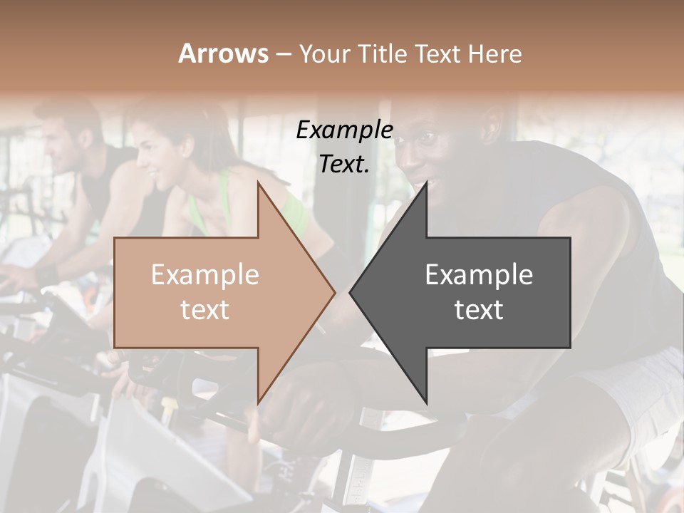 Body Care Short Hair Brown Eyes PowerPoint Template