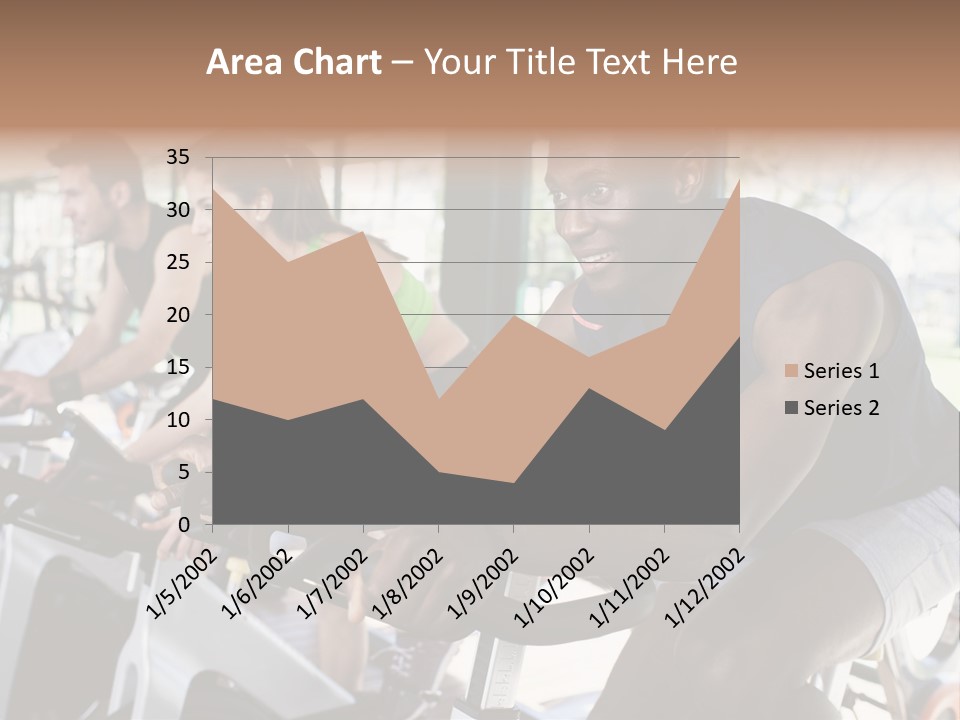 Body Care Short Hair Brown Eyes PowerPoint Template