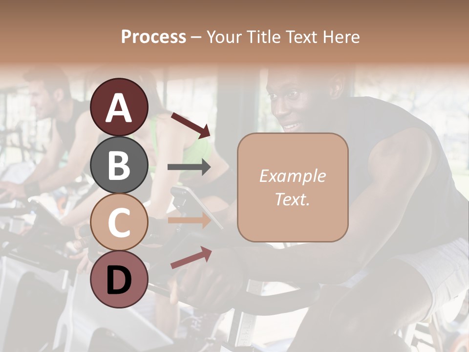 Body Care Short Hair Brown Eyes PowerPoint Template