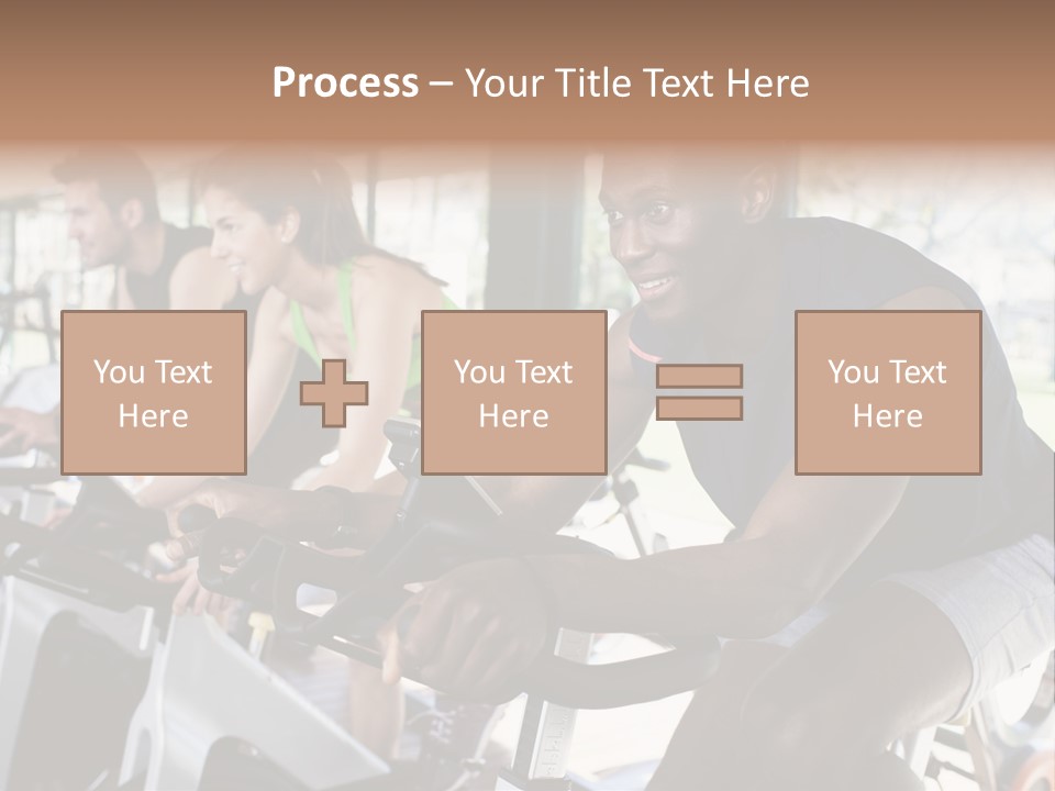 Body Care Short Hair Brown Eyes PowerPoint Template