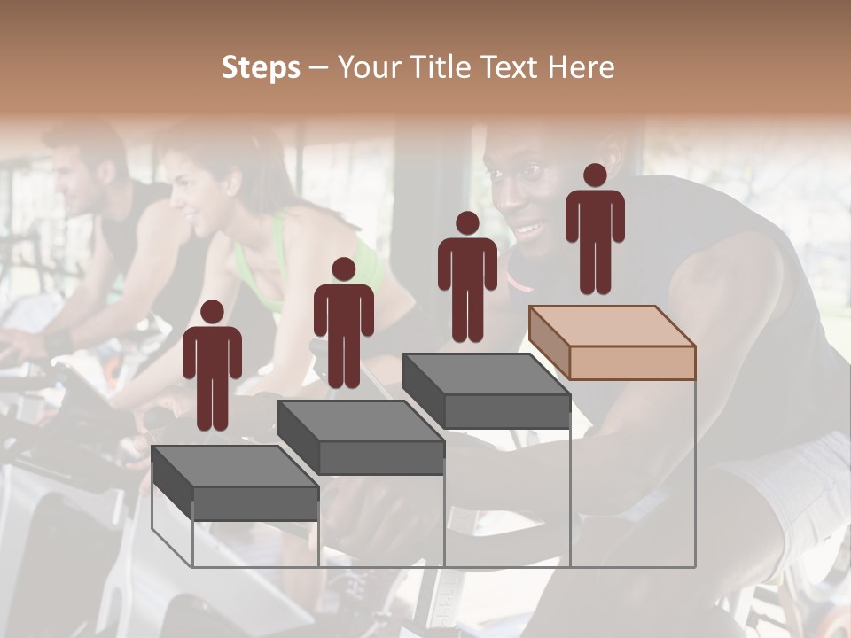 Body Care Short Hair Brown Eyes PowerPoint Template