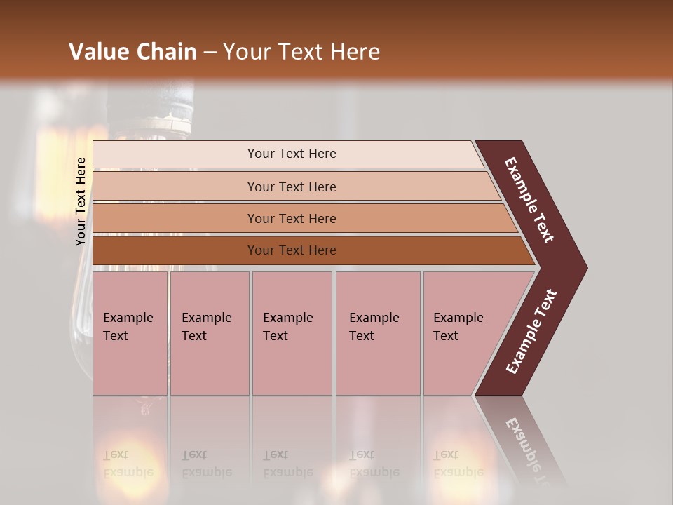Decoration Beads Lamp PowerPoint Template