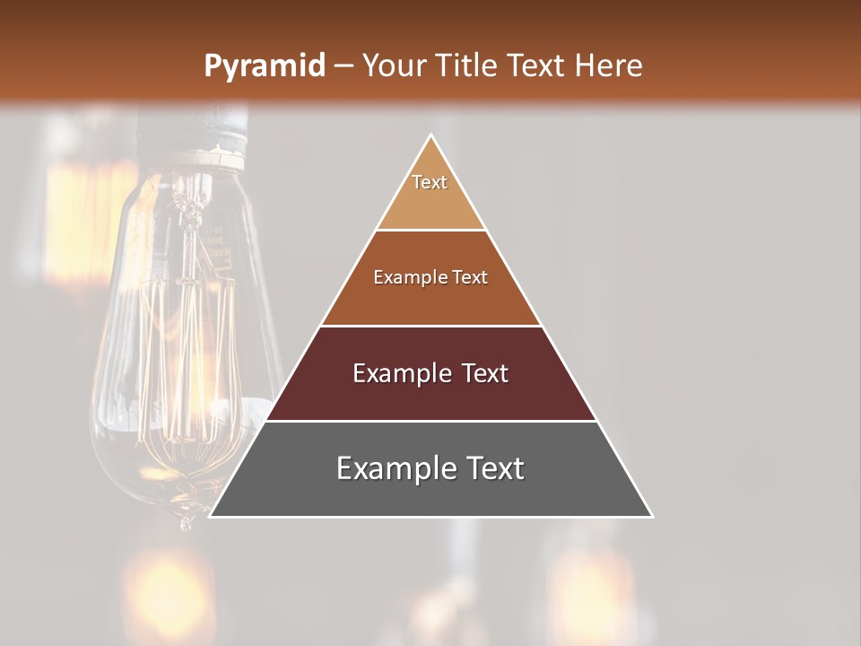 Decoration Beads Lamp PowerPoint Template