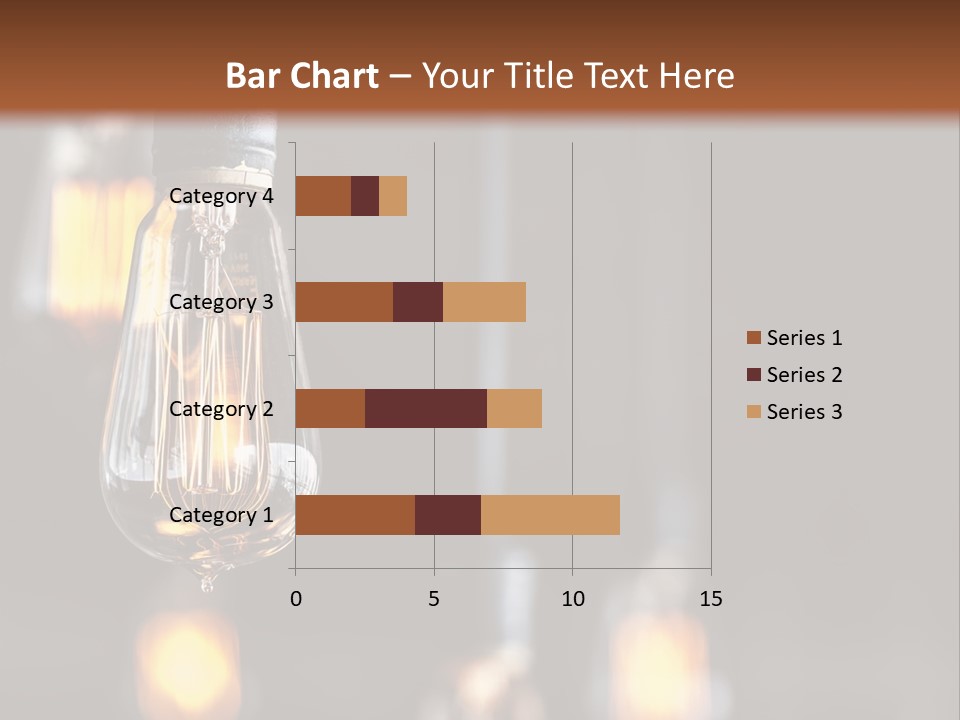 Decoration Beads Lamp PowerPoint Template