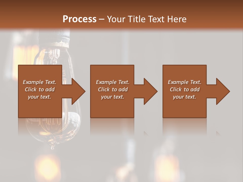 Decoration Beads Lamp PowerPoint Template