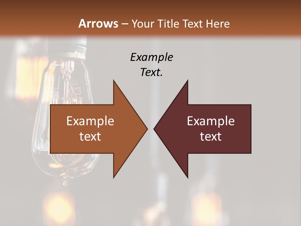 Decoration Beads Lamp PowerPoint Template