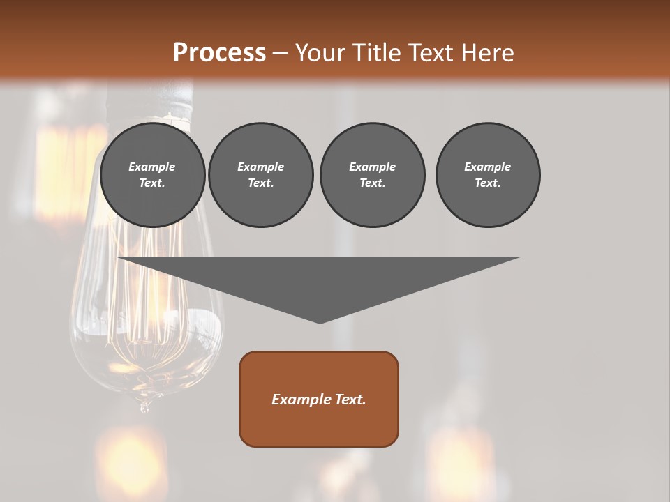 Decoration Beads Lamp PowerPoint Template