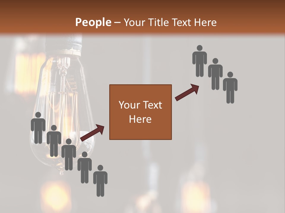 Decoration Beads Lamp PowerPoint Template