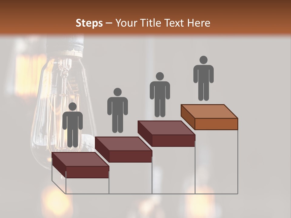 Decoration Beads Lamp PowerPoint Template