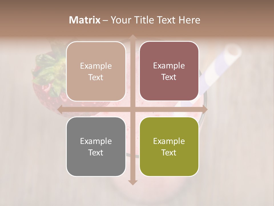 Nature Gourmet Fruit PowerPoint Template