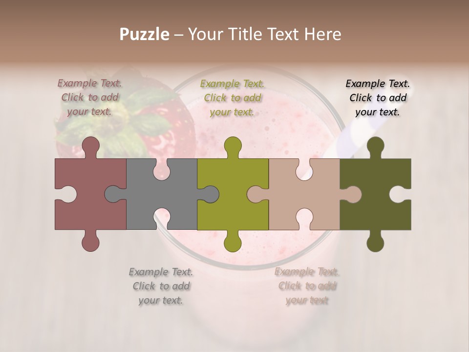 Nature Gourmet Fruit PowerPoint Template