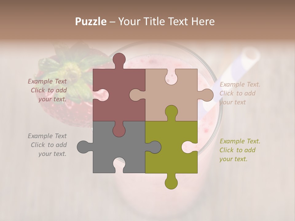 Nature Gourmet Fruit PowerPoint Template