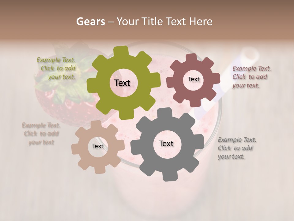 Nature Gourmet Fruit PowerPoint Template