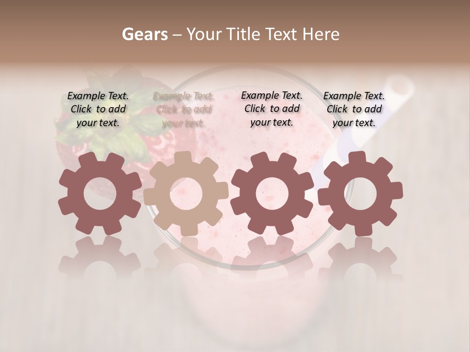 Nature Gourmet Fruit PowerPoint Template