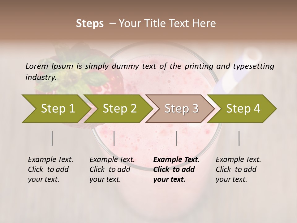 Nature Gourmet Fruit PowerPoint Template