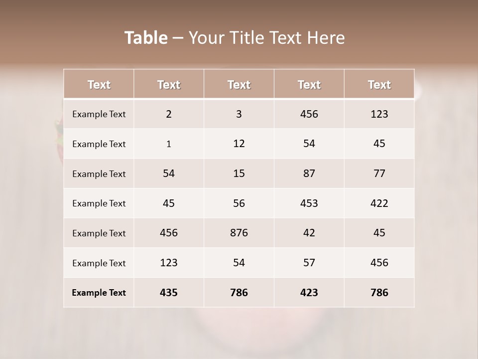 Nature Gourmet Fruit PowerPoint Template