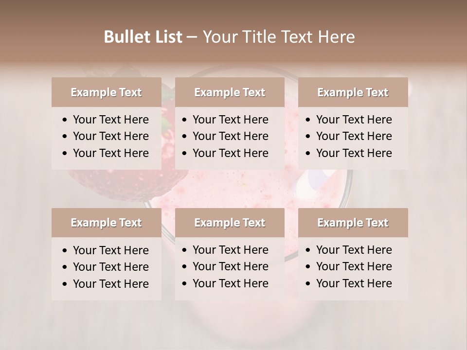 Nature Gourmet Fruit PowerPoint Template