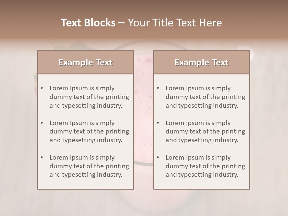 Nature Gourmet Fruit PowerPoint Template