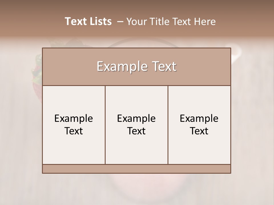 Nature Gourmet Fruit PowerPoint Template