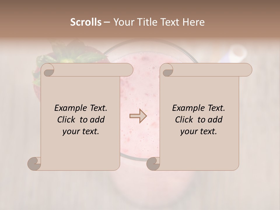 Nature Gourmet Fruit PowerPoint Template