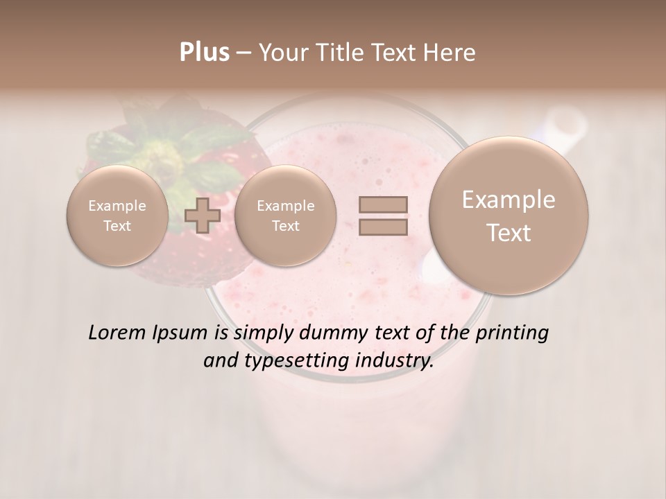 Nature Gourmet Fruit PowerPoint Template
