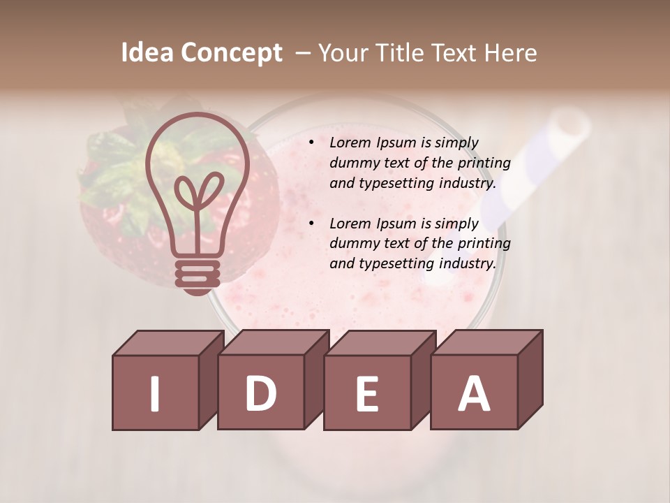 Nature Gourmet Fruit PowerPoint Template