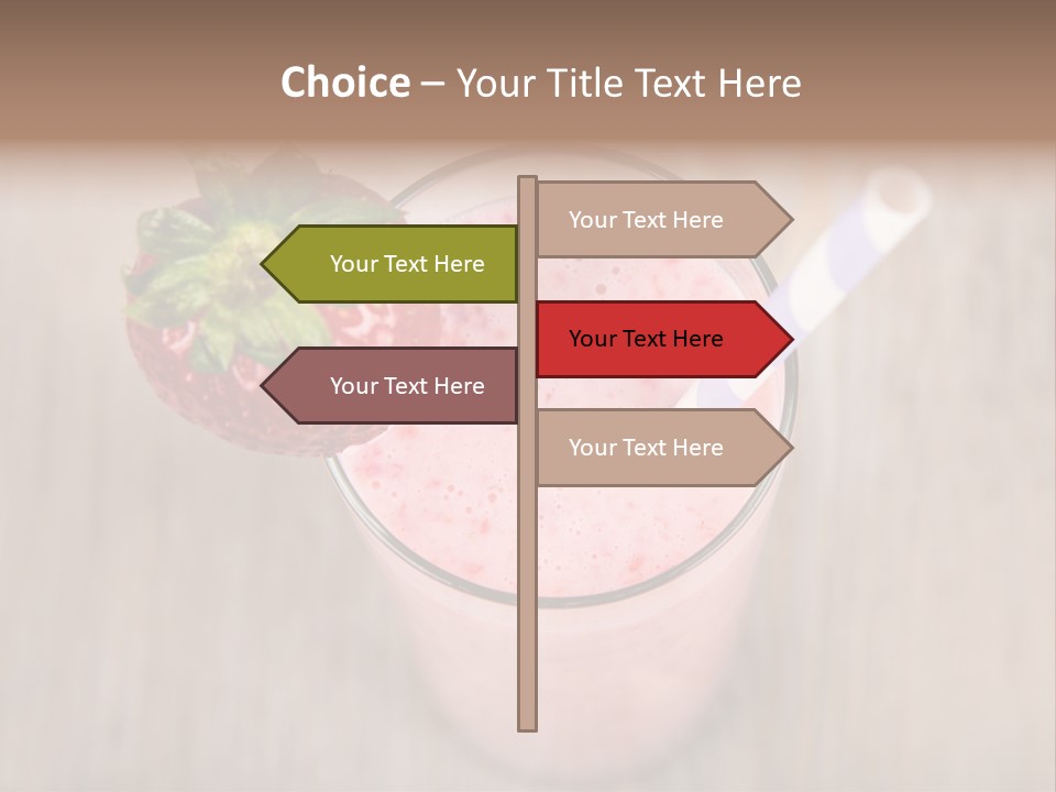 Nature Gourmet Fruit PowerPoint Template