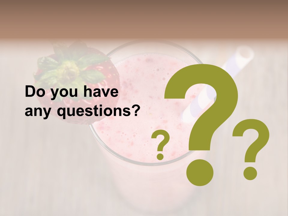 Nature Gourmet Fruit PowerPoint Template