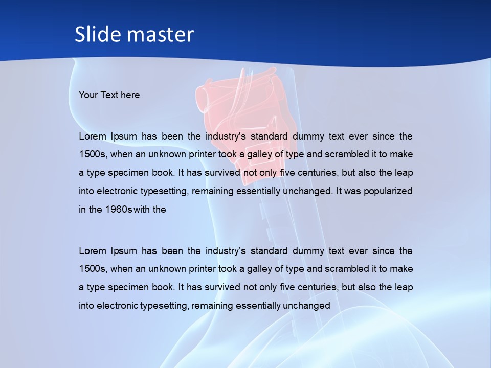 Breath Ligament Cricothyroid PowerPoint Template