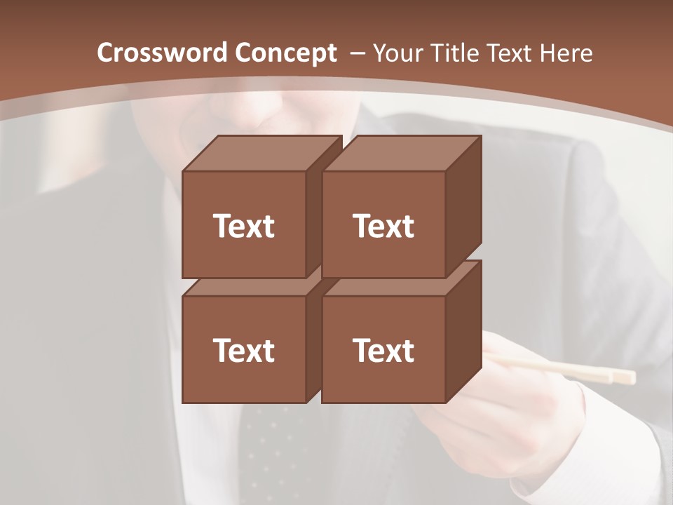 Worker Person Drink PowerPoint Template