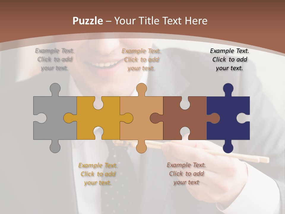 Worker Person Drink PowerPoint Template