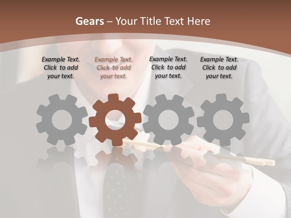 Worker Person Drink PowerPoint Template