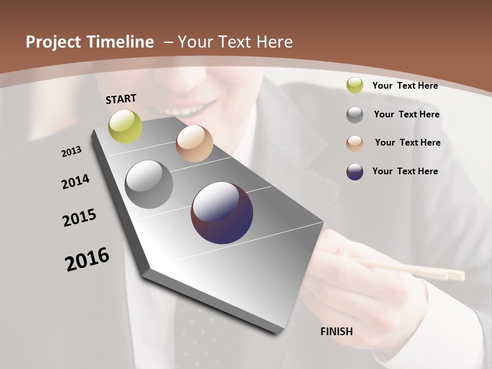 Worker Person Drink PowerPoint Template