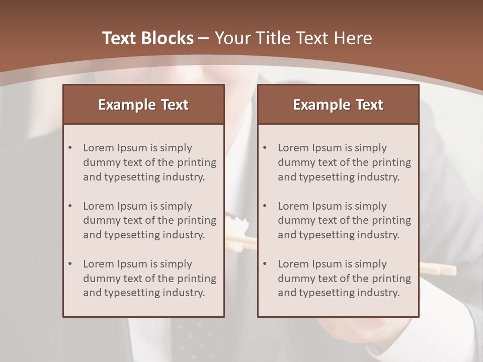 Worker Person Drink PowerPoint Template