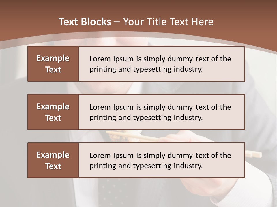 Worker Person Drink PowerPoint Template