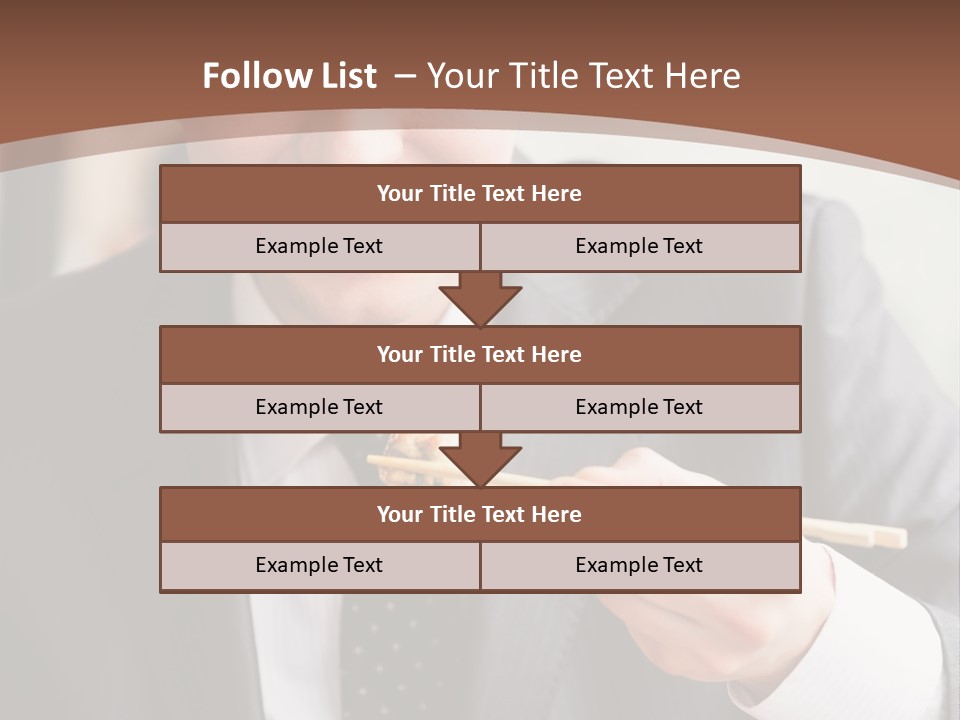 Worker Person Drink PowerPoint Template