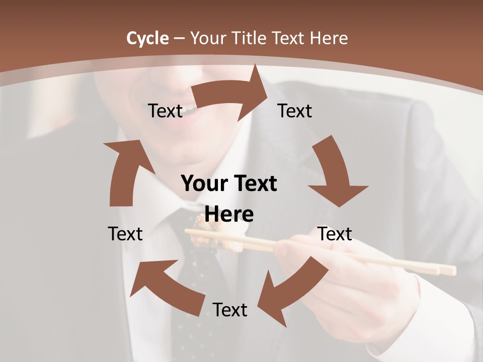 Worker Person Drink PowerPoint Template