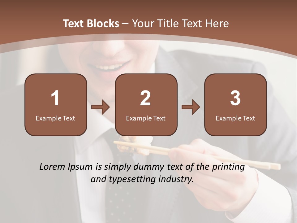 Worker Person Drink PowerPoint Template