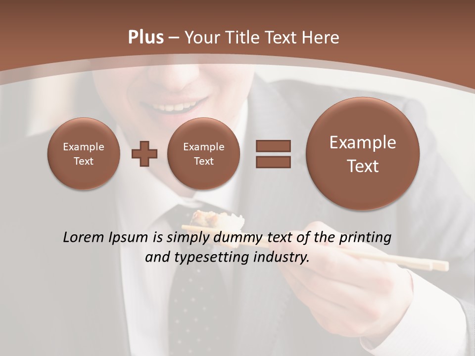 Worker Person Drink PowerPoint Template