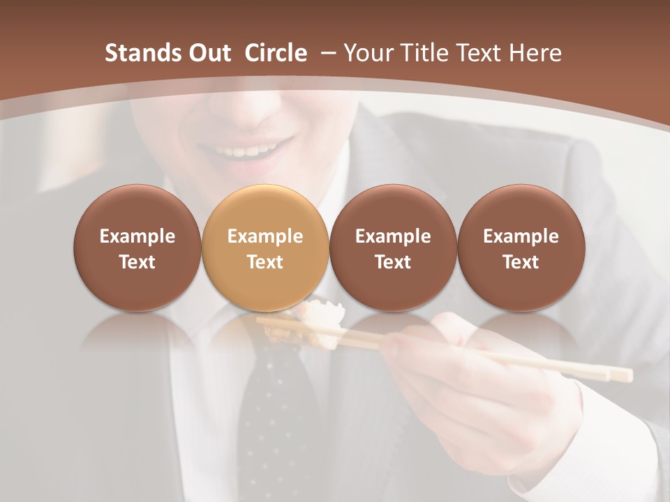 Worker Person Drink PowerPoint Template